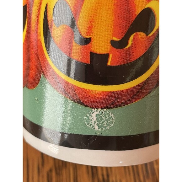 Halloween Mug Tall Coffee Tea Latte Ceramic Cup Pumpkins Witch Spiders - Picture 4 of 9
